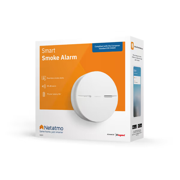 smart smoke detector pack x 2
